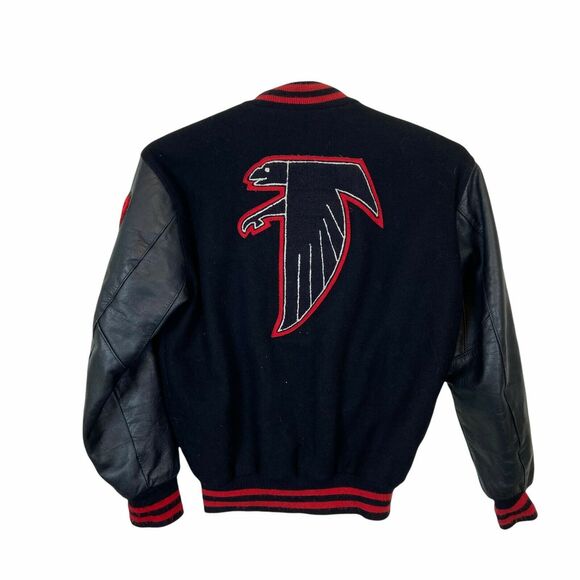 Letterman Varsity Jacket Vintage 1998 Delong Men's Black Long Sleeve size Large - Picture 2 of 16